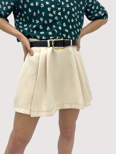 φουστασορτς μπεζ SKORT